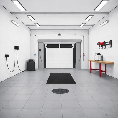 1h hallivuokra PESU / HUOLTOHALLI